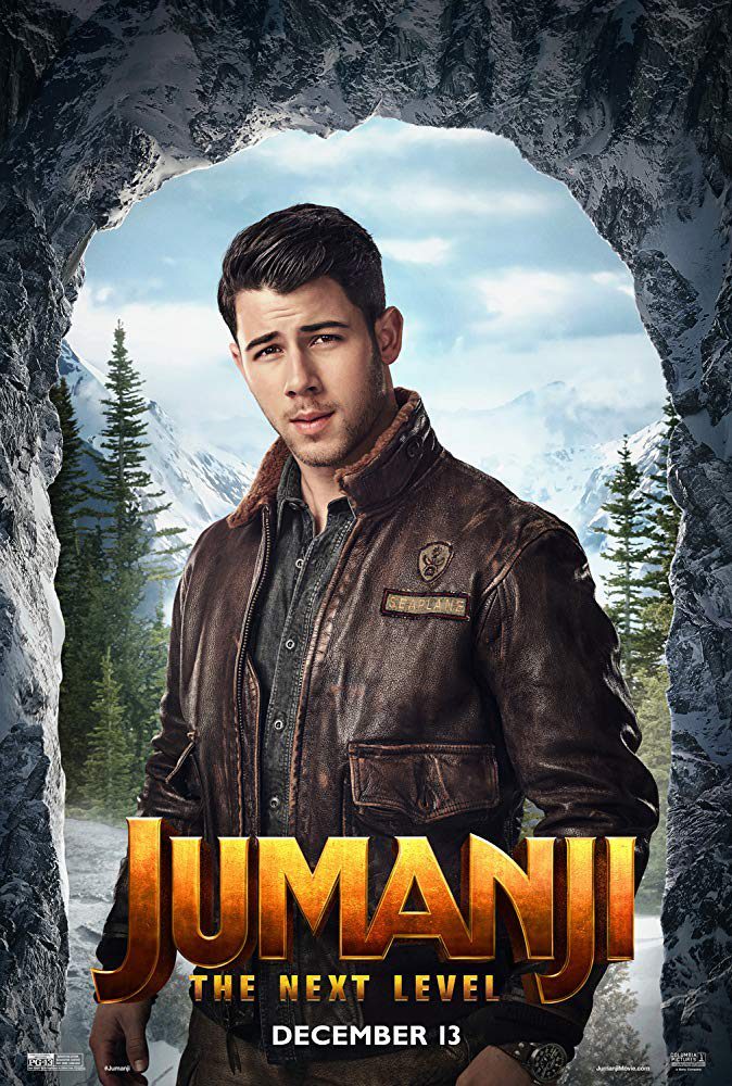 پوستر فیلم «جومانجی2: مرحله بعد» (Jumanji: The Next Level) با بازی نیک جوناس